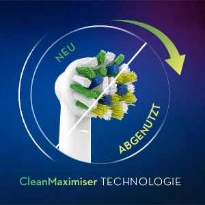 Neu, Abgenutzt. Clean Maximiser Technologie.