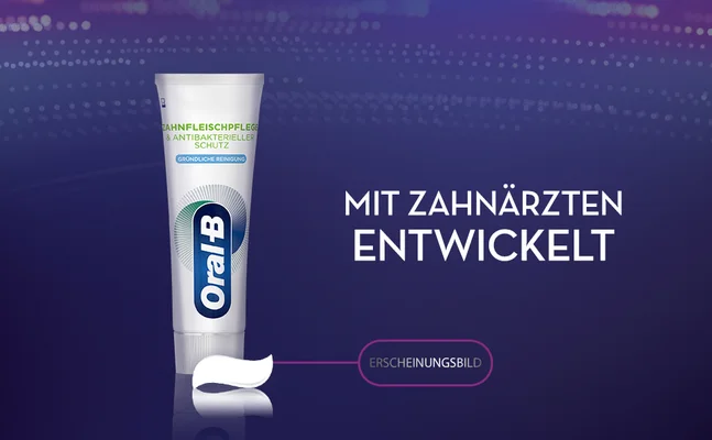 Mit zahnarzten entwickelt. Erscheinungsbild.