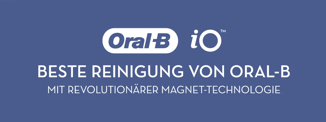 Oral-B iO BESTE REINIGUNG VON ORAL-B MIT REVOLUTIONÄRER MAGNET-TECHNOLOGIE