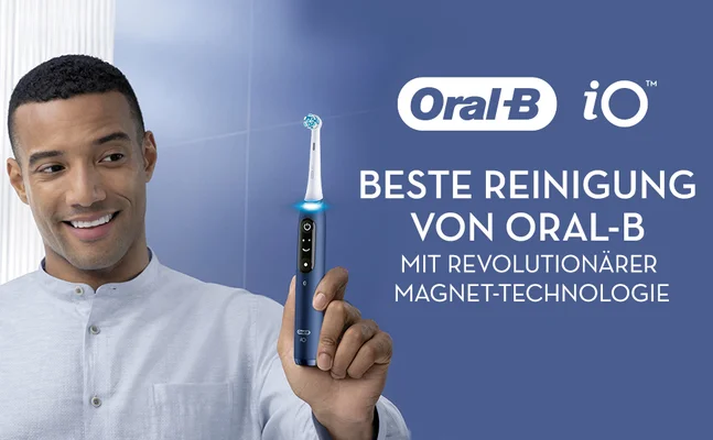 Oral-B BESTE REINIGUNG VON ORAL-B MIT REVOLUTIONÄRER MAGNET-TECHNOLOGIE.