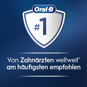 Oral-B Logo mit dem Slogan