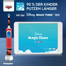 Oral-B, Pro kids 3 plus, superkraft gegen Karies. Disney frozen.