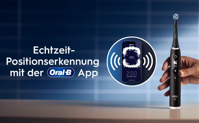 Echtzeit-Positionserkennung mit der Oral-B App