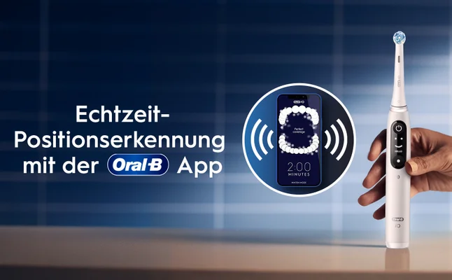 Echtzeit-Positionserkennung mit der Oral-B App