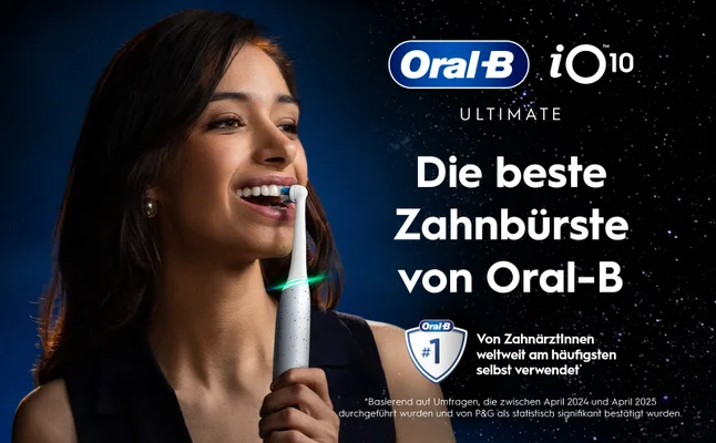 Oral-B iO10 Ultimate elektrische Zahnbürste mit Claim