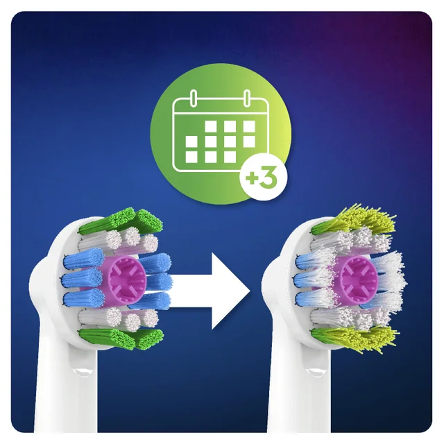 Oral-B 3DWhite Aufsteckbürsten, 3 Stück