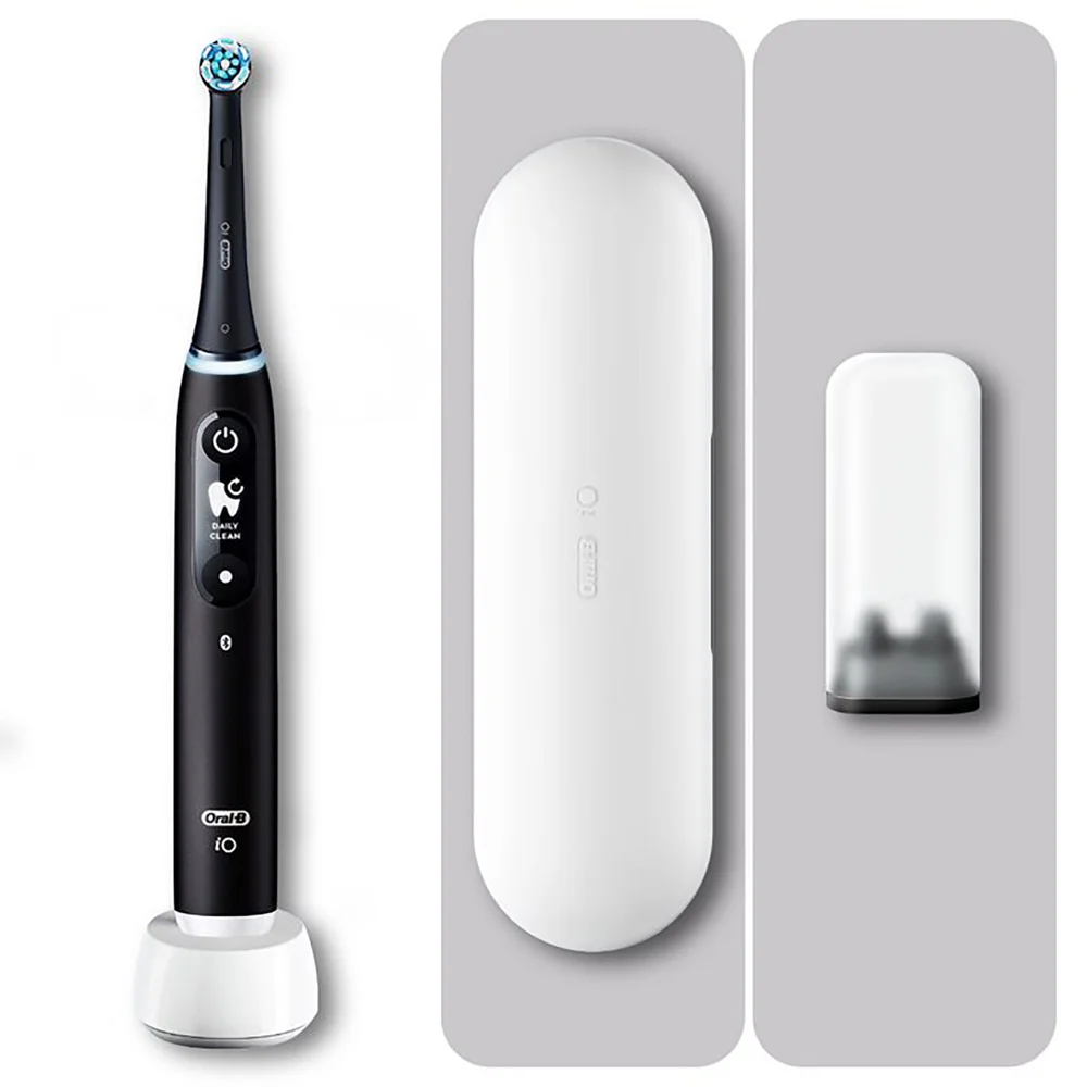Oral-B iO 6 Elektrische Zahnbürste, Reiseetui, black lava Bild 1