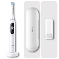Oral-B iO 7 Elektrische Zahnbürste, Reiseetui, black onyx