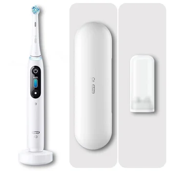 Oral-B iO 8 Elektrische Zahnbürste, Reiseetui, violet ametrine