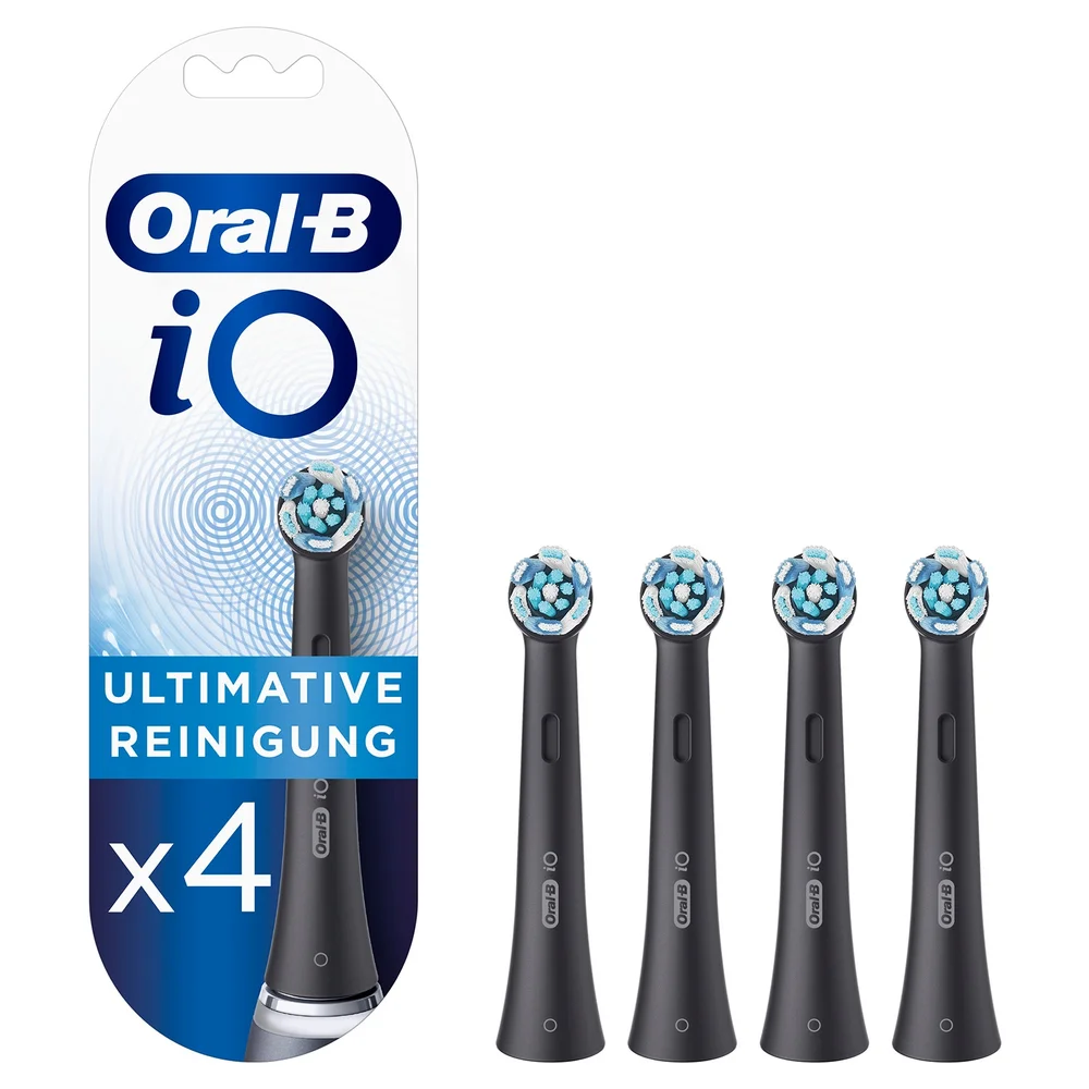 Oral-B iO Aufsteckbürsten Ultimative Reinigung, schwarz, 4 Stück Bild 1