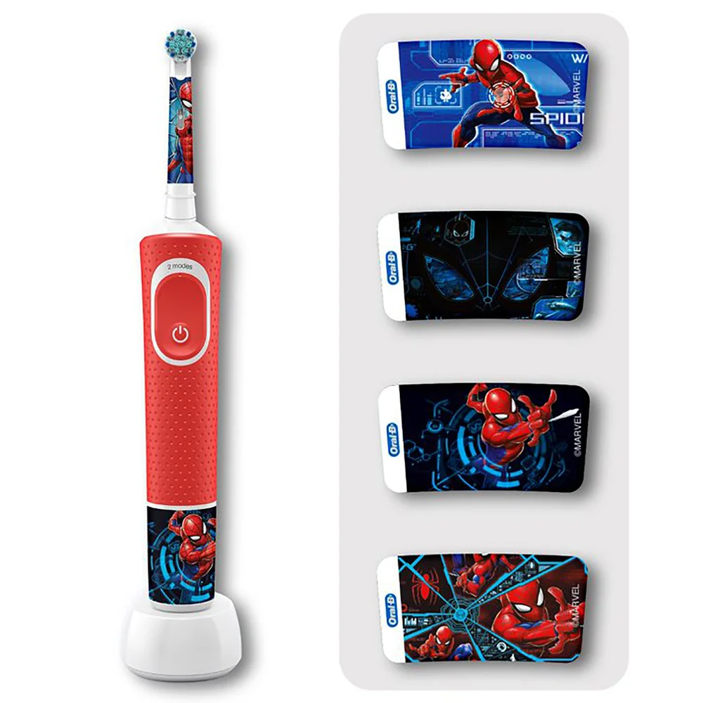 Oral-B Kids Elektrische Zahnbürste Spiderman, ab 3 Jahren, rot Bild 1