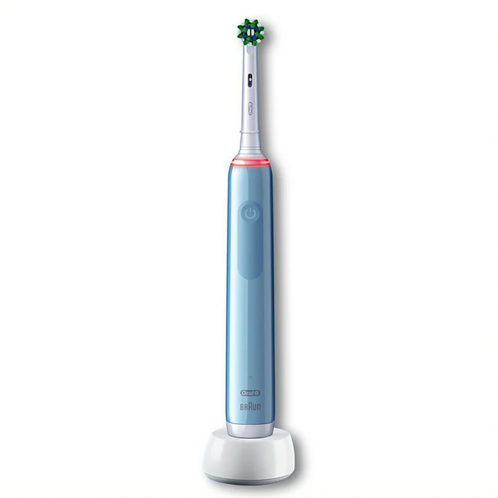 Oral-B Pro 3 3000 Cross Action Elektrische Zahnbürste, blau Bild 1