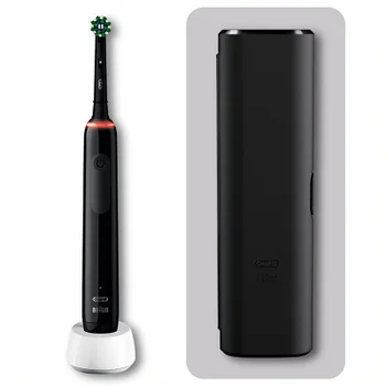 Oral-B Pro 3 3500 Elektrische Zahnbürste, Reiseetui, schwarz