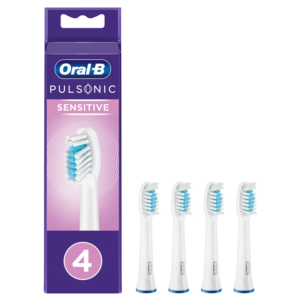 Oral-B Pulsonic Sensitive Aufsteckbürsten, weiß, 4 Stück Bild 1