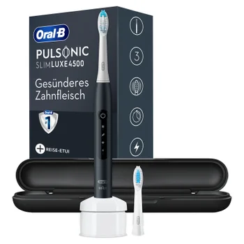 Oral-B Pulsonic Slim Luxe 4500 Elektrische Schallzahnbürste, Reiseetui, matt schwarz