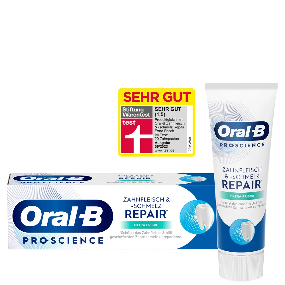 Oral-B PRO-SCIENCE Zahnfleisch und -schmelz Extra Frisch Zahncreme 75ml Bild 1