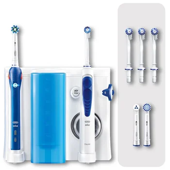 Oral-B Mundpflegecenter Pro 2000 Elektrische Zahnbürste + Oxyjet Munddusche