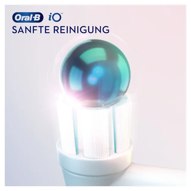 Oral-B iO Aufsteckbürsten Sanfte Reinigung, weiß, 2 Stück