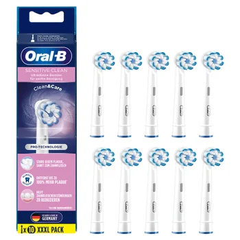 Oral-B Sensitive Clean Aufsteckbürsten, weiß, 10 Stück