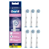 Oral-B Sensitive Clean Aufsteckbürsten, weiß, 6 Stück