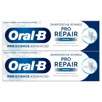 Oral-B PRO-SCIENCE ADVANCED Zahnfleisch und -schmelz Original Zahncreme 2x75ml
