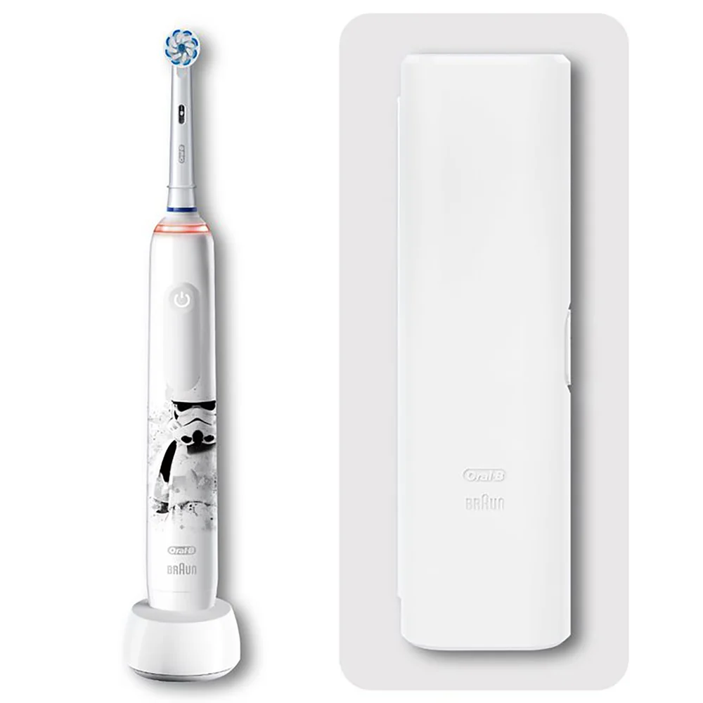 Oral-B Junior Special Edition Elektrische Zahnbürste Star Wars, Reiseetui, ab 6 Jahren, weiß Bild 1