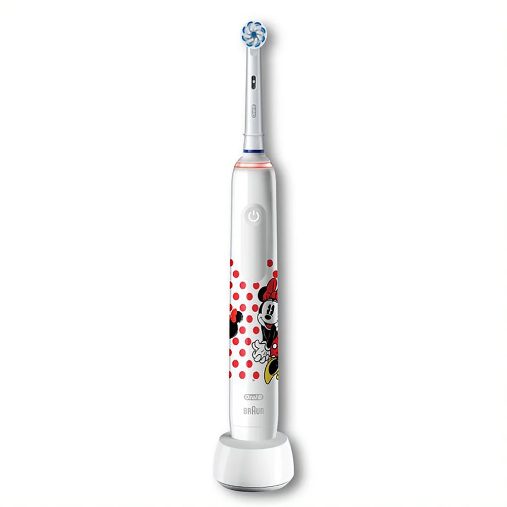 Oral-B Junior Elektrische Zahnbürste Minnie Mouse, ab 6 Jahren, weiß Bild 1