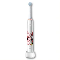 Oral-B Junior Elektrische Zahnbürste Minnie Mouse, ab 6 Jahren, weiß