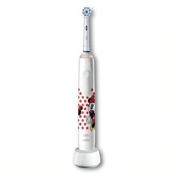 Oral-B Junior Elektrische Zahnbürste Minnie Mouse, ab 6 Jahren, weiß