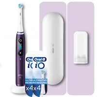 Oral-B iO 8 Elektrische Zahnbürste, Reiseetui, violet ametrine