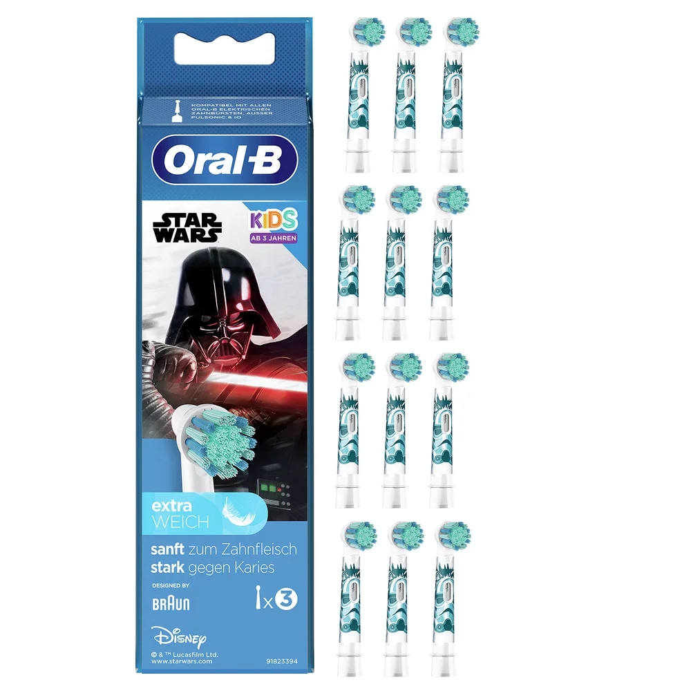 Oral-B Kids Aufsteckbürsten Star Wars, ab 3 Jahren, 4x3 Stück Bild 1