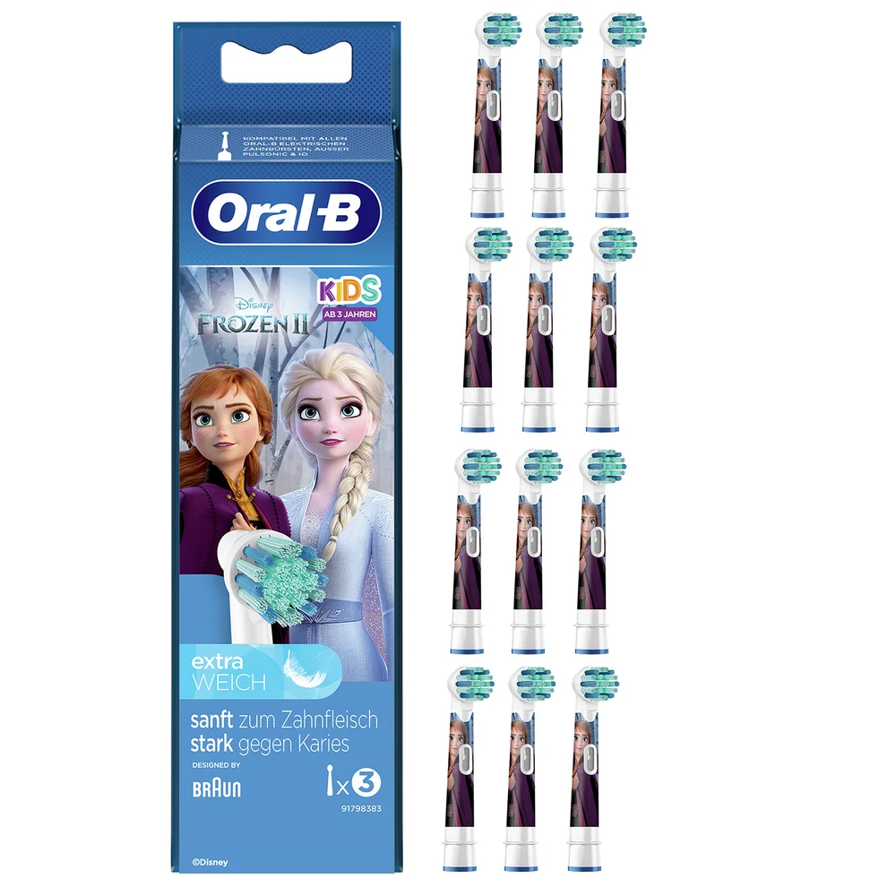 Oral-B Kids Aufsteckbürsten Frozen, ab 3 Jahren, 4x3 Stück Bild 1