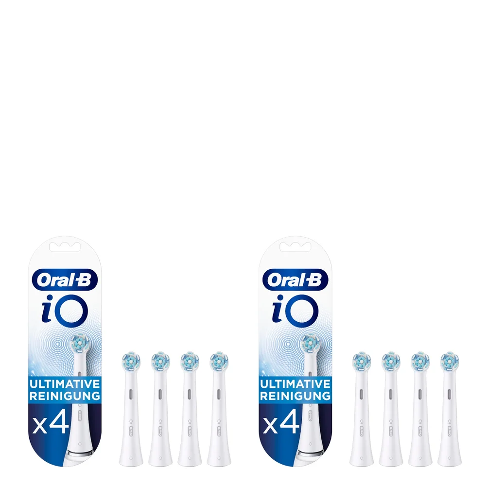 Oral-B iO Aufsteckbürsten Ultimative Reinigung, weiß, 2x4 Stück Bild 1