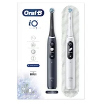 Oral B iO - 7 - Black & White Electric Toothbrushes Designed by Braun
