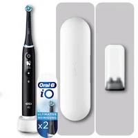 Oral-B iO 6 Elektrische Zahnbürste, Reiseetui, black lava
