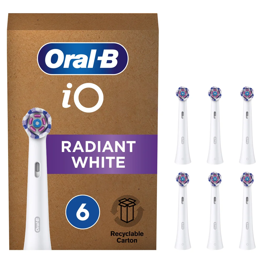Oral-B Aufsteckbürsten iO Strahlendes Weiß, 6 Stück Bild 1