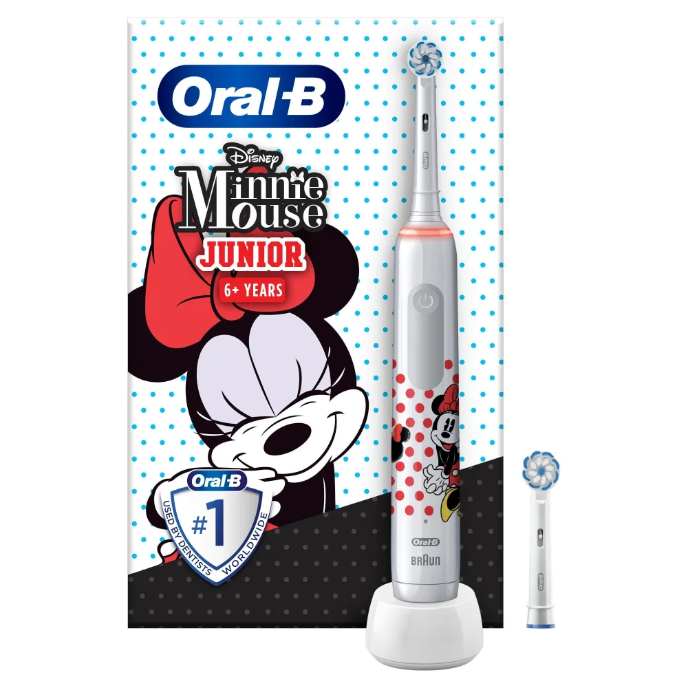 Oral-B Junior Minnie Mouse Elektrische Zahnbürste für Kinder ab 6 Jahren Bild 1