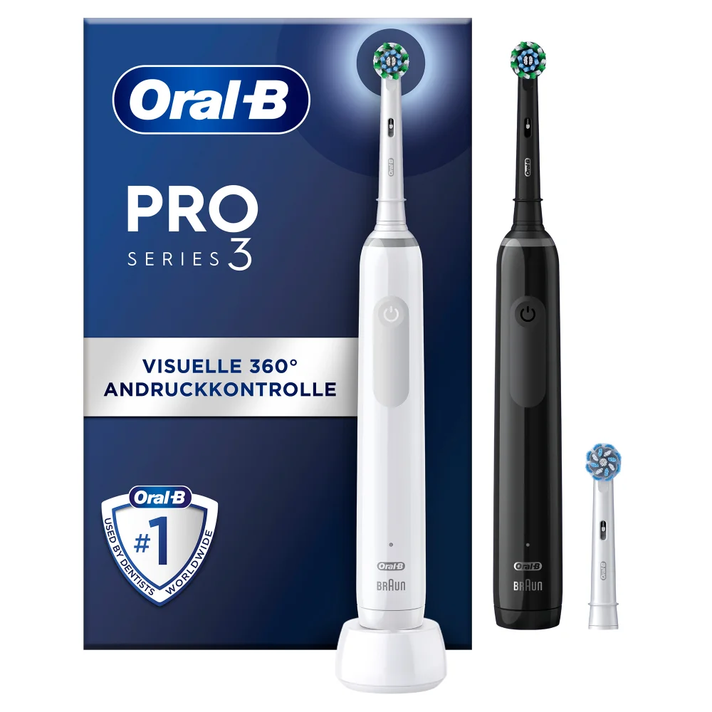 Oral-B Pro 3 - 3900 Elektrische Zahnbürste, Black / White Bild 1