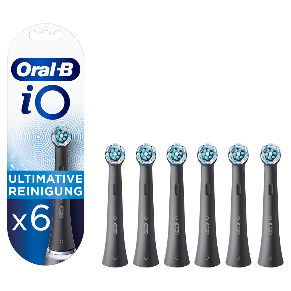 Oral-B Aufsteckbürsten iO Ultimative Reinigung BLACK 6er Bild 1