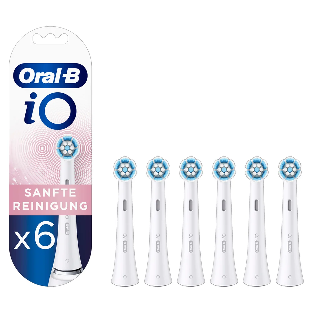 Oral-B Aufsteckbürsten iO Sanfte Reinigung 6er Bild 1