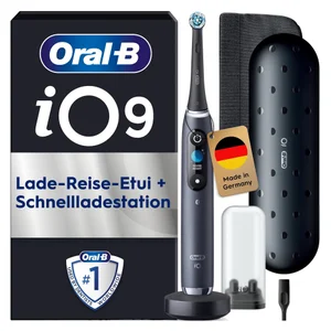 Oral-B iO Series 9 Luxe Edition Elektrische Zahnbürste, Black Onyx