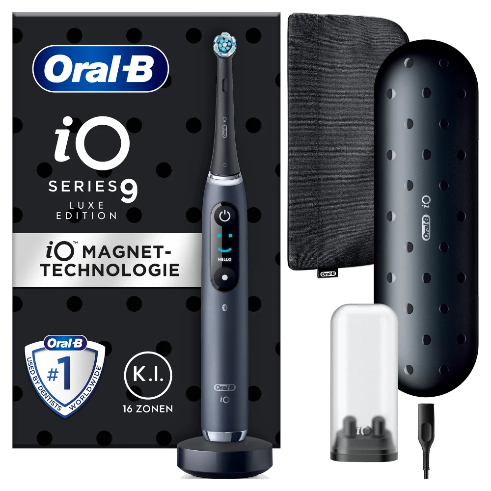 Oral-B iO Series 9 Elektrische Zahnbürste Black Onyx Luxe Edition Bild 1