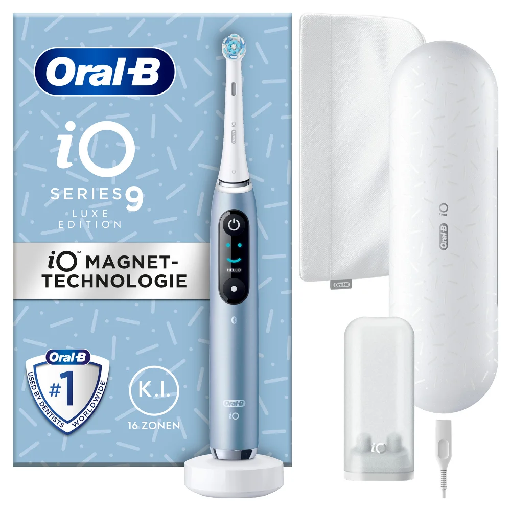Oral-B iO Series 9 Elektrische Zahnbürste Aqua Marine Luxe Edition Bild 1