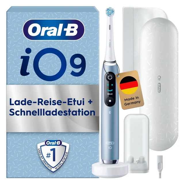 Oral-B iO Series 9 Elektrische Zahnbürste Aqua Marine Luxe Edition