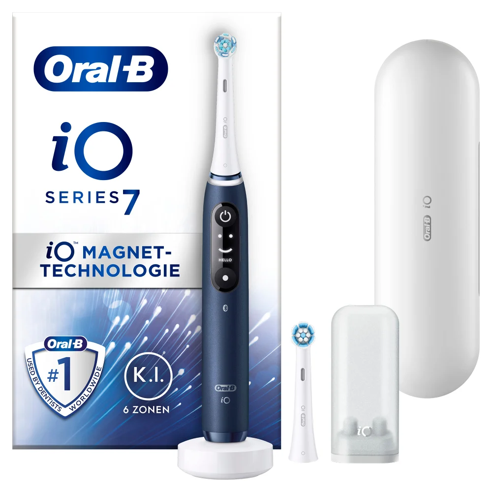 Oral-B iO Series 7 Zahnbürste mit iO Magnet-Technologie & K.I. 6 Zonen.
