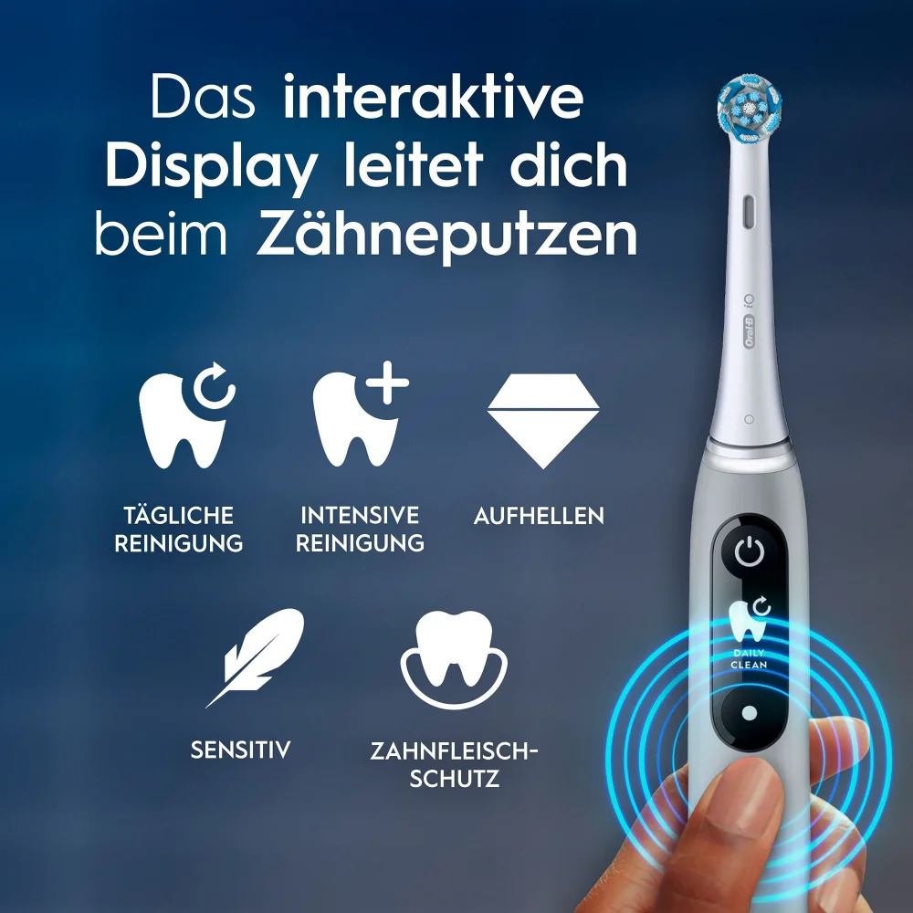 Oral-B iO 6 Elektrische Zahnbrste | Grey Opal | 2 Aufsteckbrsten | Reise-Etui | Oral-B DE Oral-B iO 6 Elektrische Zahnbrste | Grey Opal | 2 Aufsteckbrsten | Reise-Etui | Oral-B DE