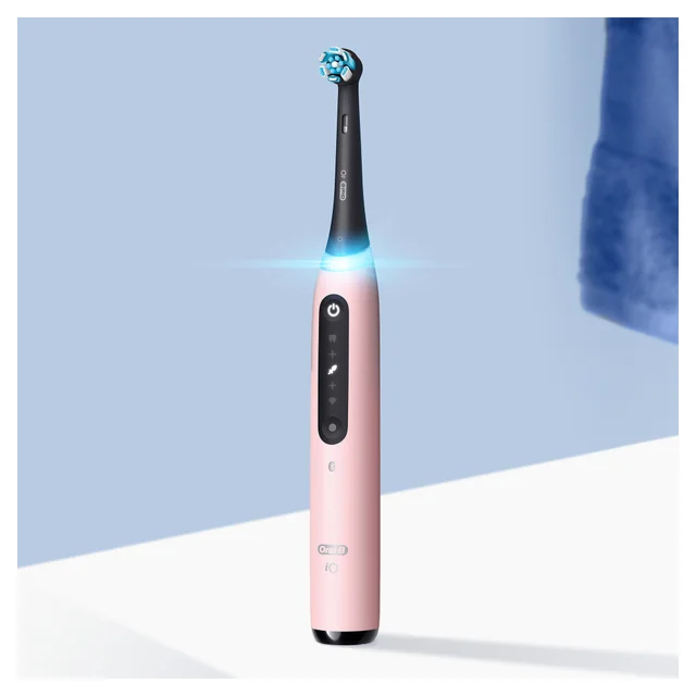 Oral-B iO Series 5 Elektrische Zahnbürste, Reiseetui, Blush Pink