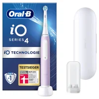 Oral-B iO Series 4 Elektrische Zahnbürste, Reiseetui, Lavender - undefined undefined