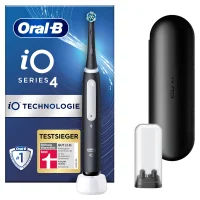 Oral-B iO Series 4 Elektrische Zahnbürste, Reiseetui, Matt Black - undefined undefined