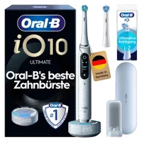 Oral-B iO Series 10 Elektrische Zahnbürste, Lade-Reise-Etui, Stardust White - undefined undefined